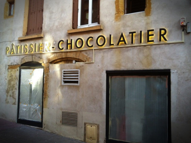 Enseigne LED Pâtissier-Chocolatier